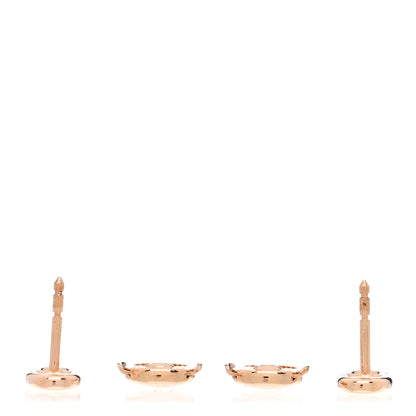 Hermes 18K Rose Gold TPM Farandole Stud Earrings 3 of 5