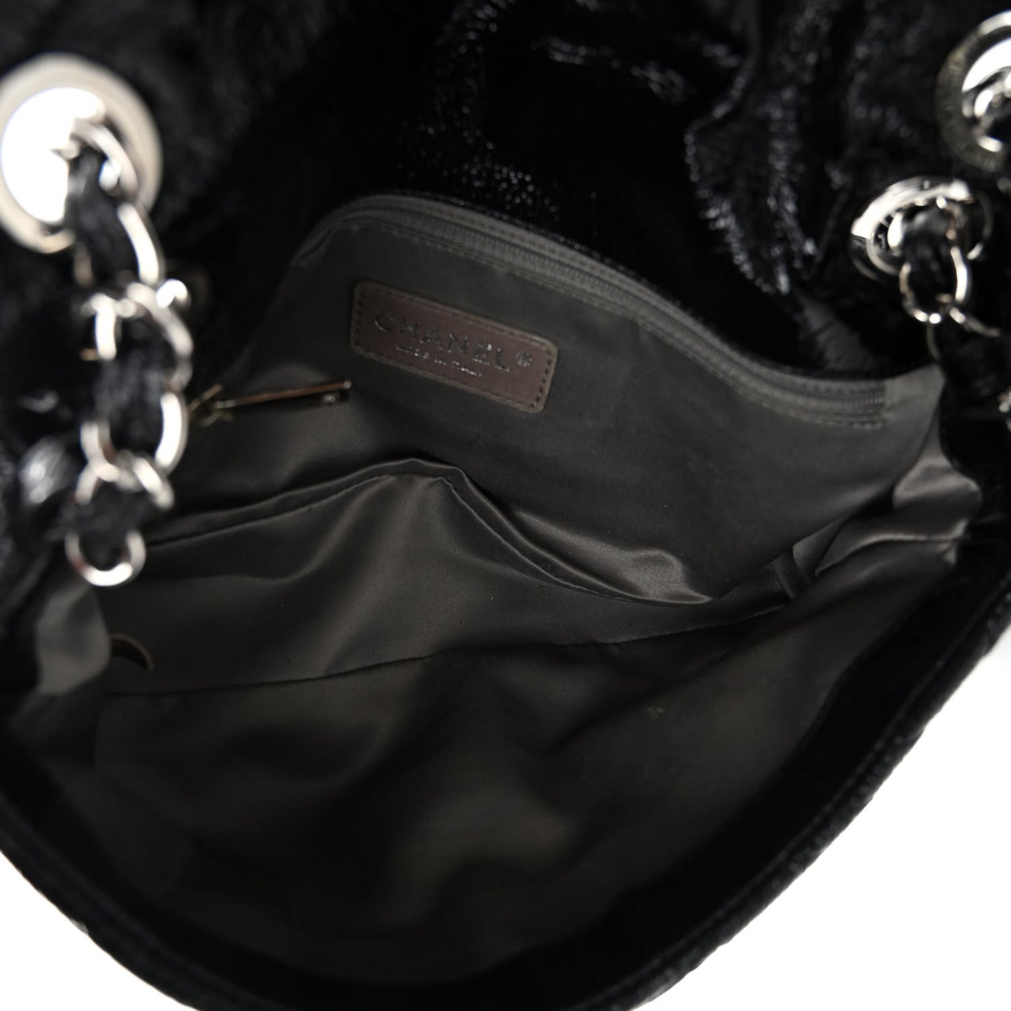 Vinyl Small Graphic Edge Flap Black
