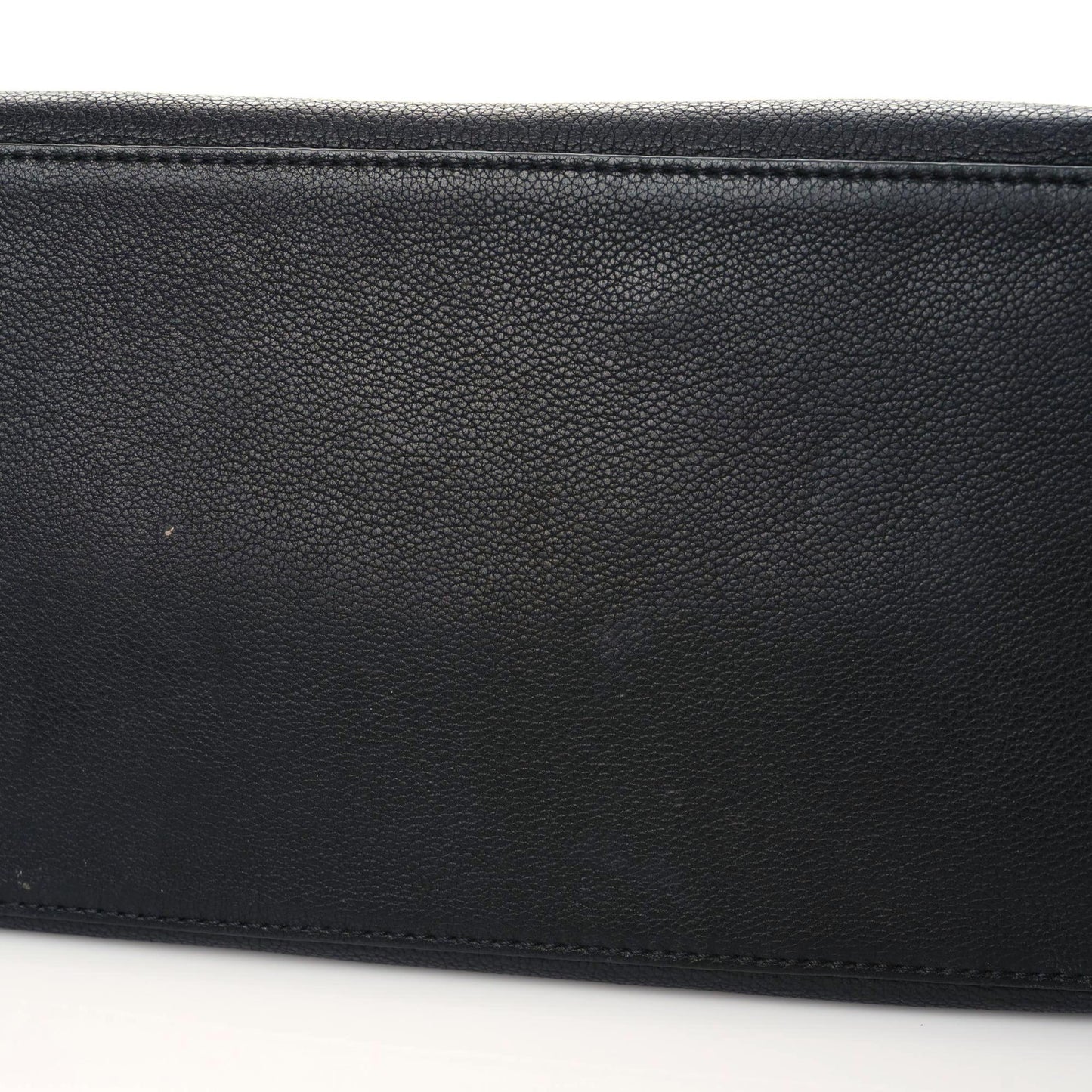Calfskin Lockme Go Tote Black