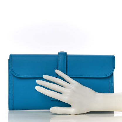 Hermes Swift Verso Jige Elan 29 Clutch Bleu Frida Rose Mexico 2 of 10