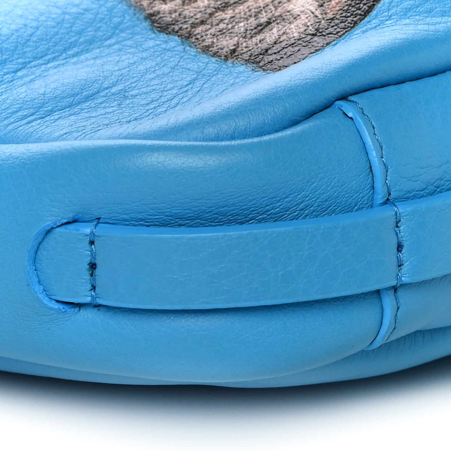Calfskin XS Everyday Kittens Camera Bag Bleu