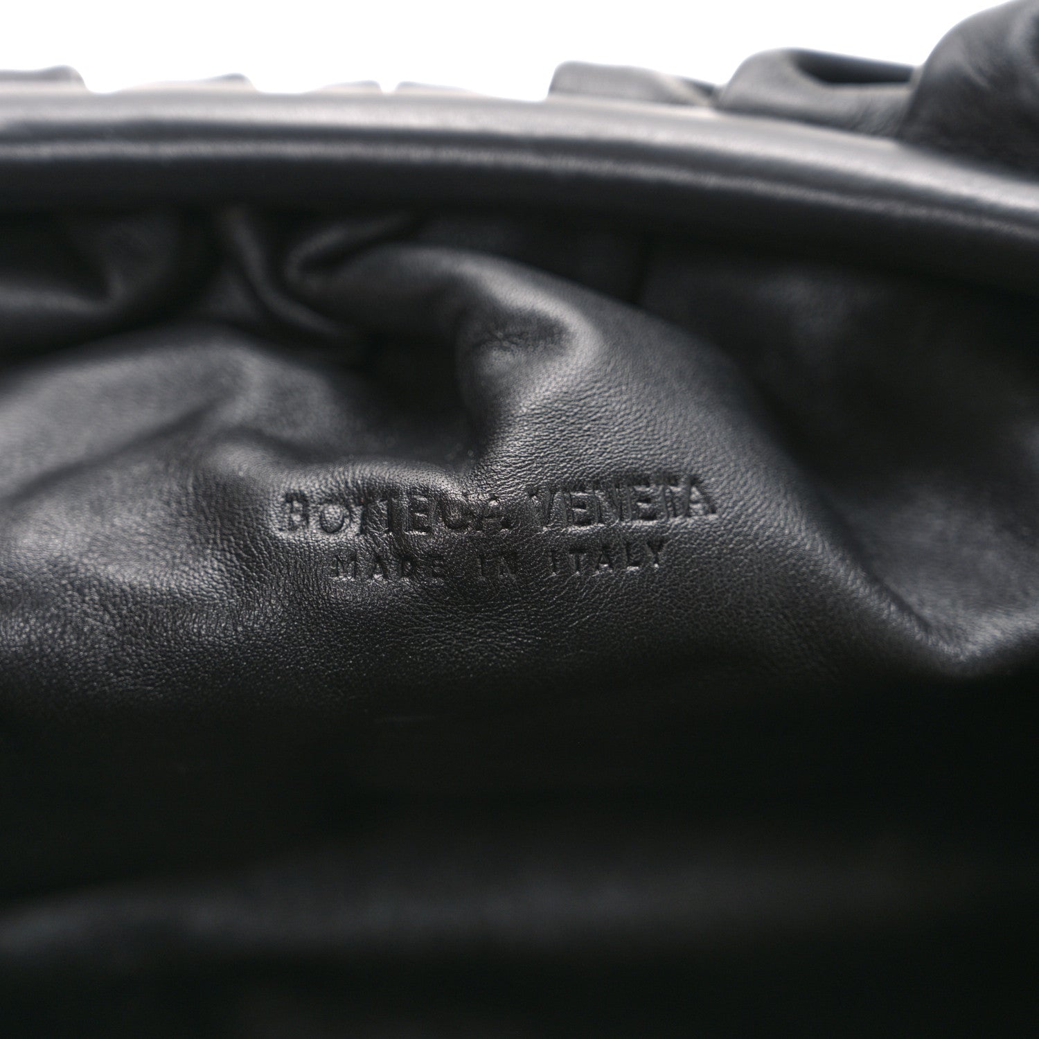 Bottega Veneta Smooth Butter Calf The Pouch Oversized Clutch Black 6 of 11