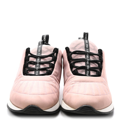 Fendi Nylon Womens FFreedom Sneakers 39.5 White Rosa 3 of 10