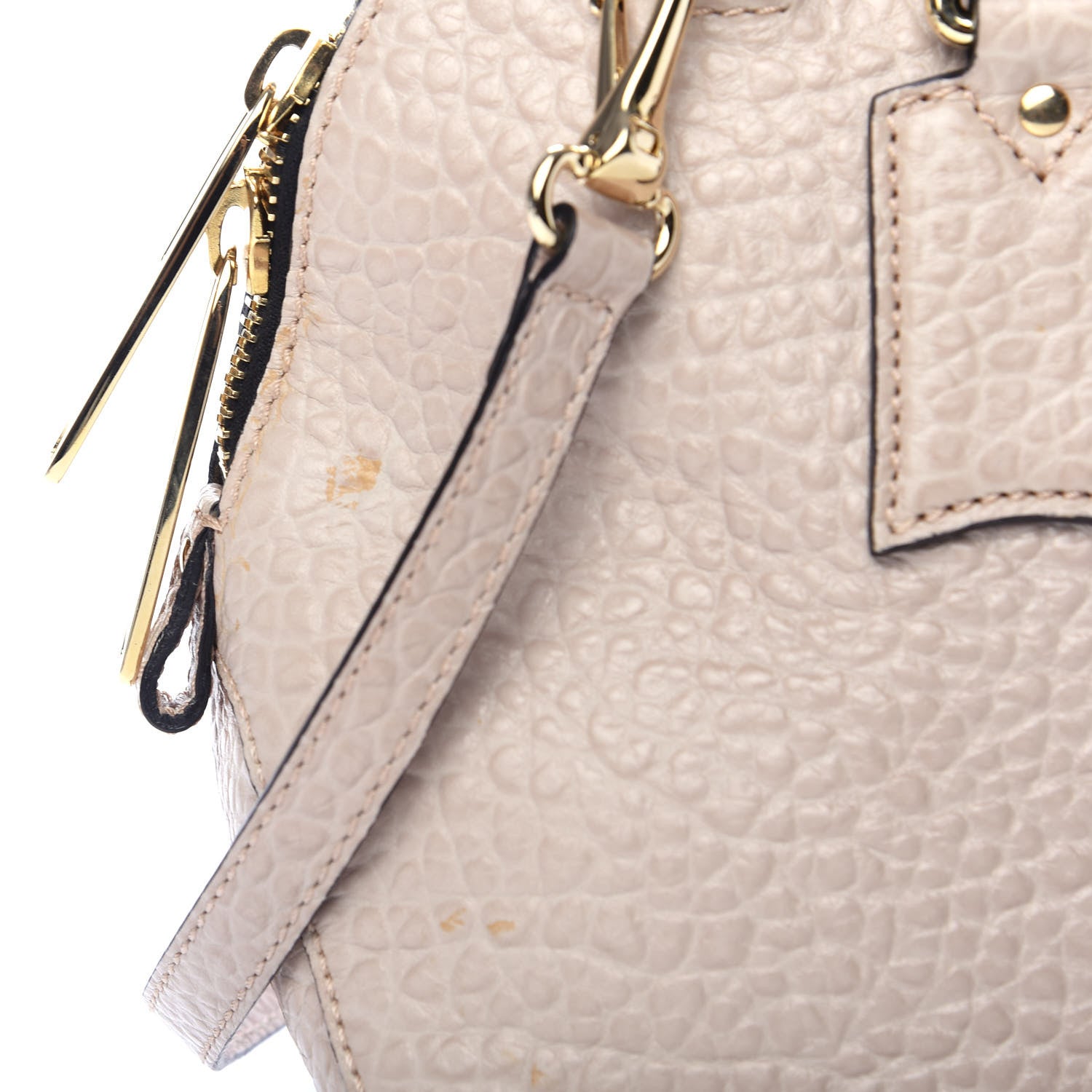 Burberry Heritage Grain Small Orchard Bowling Bag Beige 12 of 15