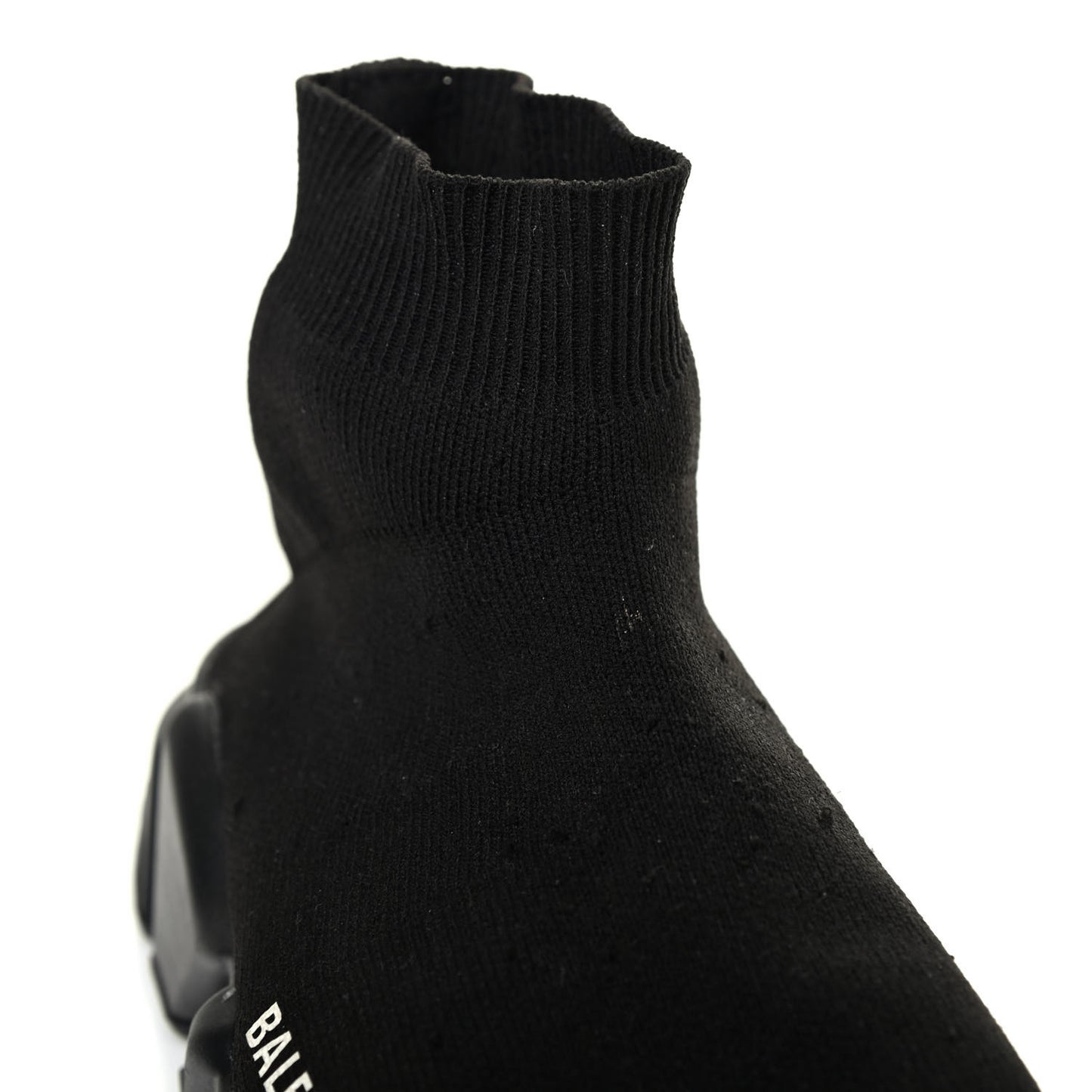 Neoprene Knit Womens Speed Sneakers 36 Black
