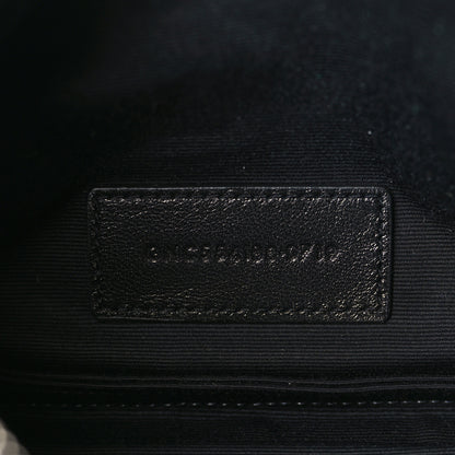 Saint Laurent Lizard Embossed Monogram Bill Pouch Black 7 of 7