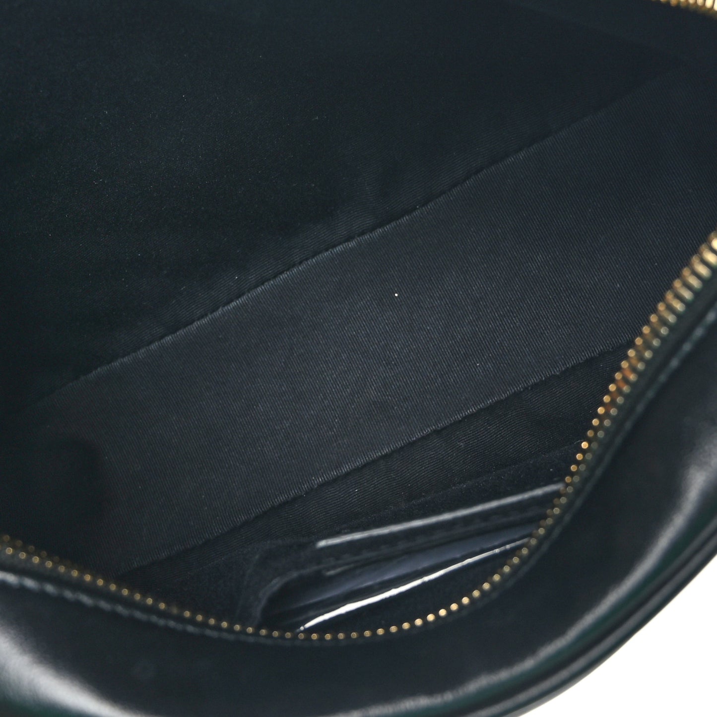 Calfskin Matelasse Monogram Lou Camera Bag Black
