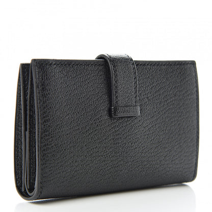 Hermes Chevre Mysore Mini Bearn Wallet Black 3 of 8