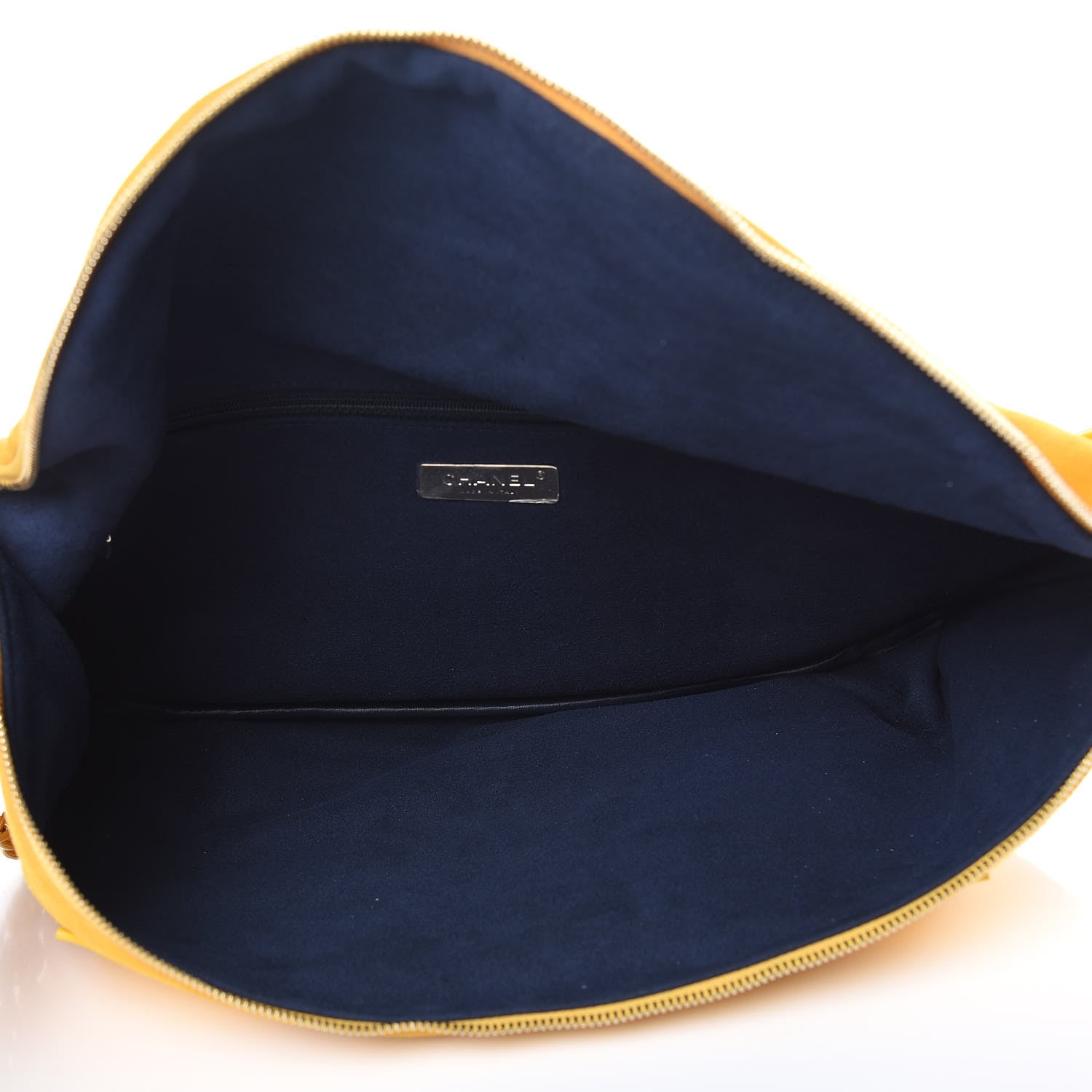 Chanel X PHARRELL WILLIAMS Suede Lambskin Oversized Waist Belt Bag Jaune Yellow 7 of 15