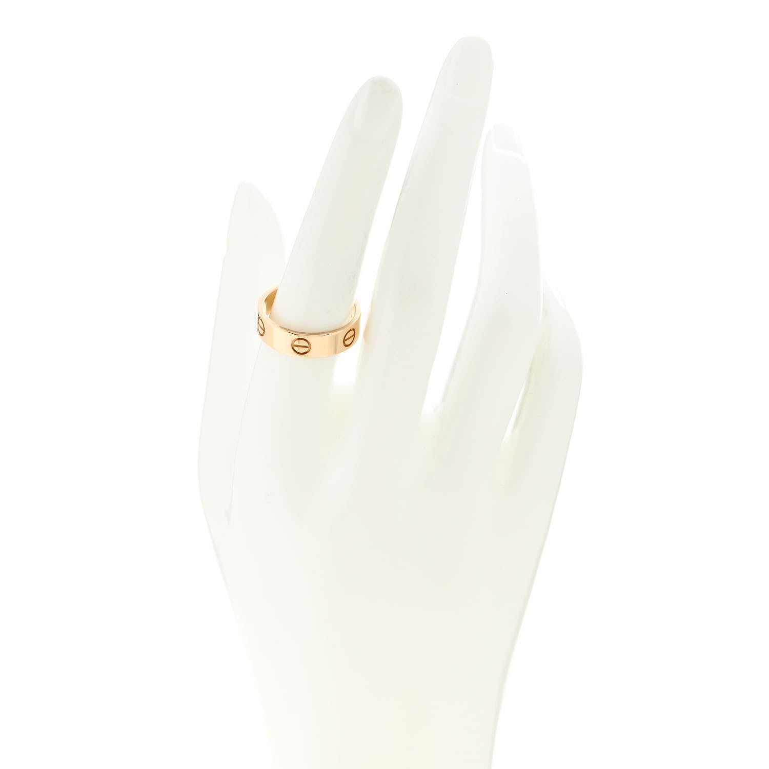 Cartier 18K Yellow Gold 5.5mm LOVE Ring 57 8 2 of 6