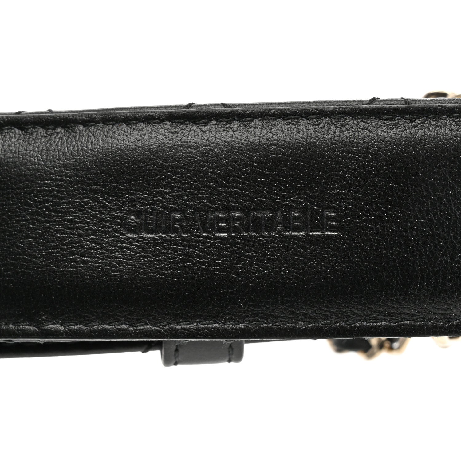 Chanel Lambskin CC Chain Belt 80 32 Black 5 of 7