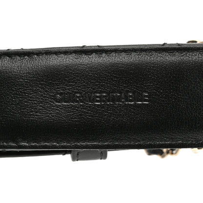 Chanel Lambskin CC Chain Belt 80 32 Black 5 of 7