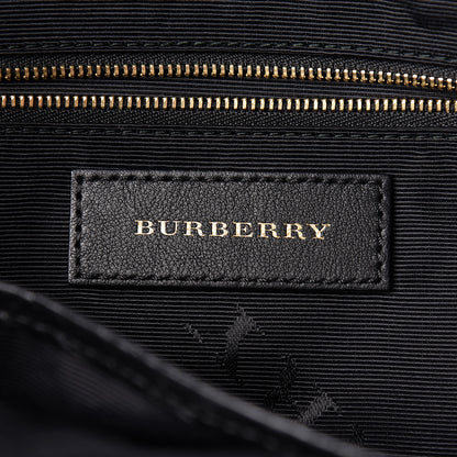 Burberry Heritage Grain Check Embossed Medium Dewsbury Tote Black 6 of 11