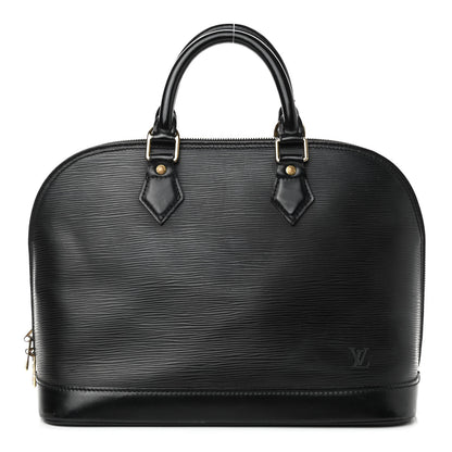 Louis Vuitton Epi Alma MM Black 1 of 12
