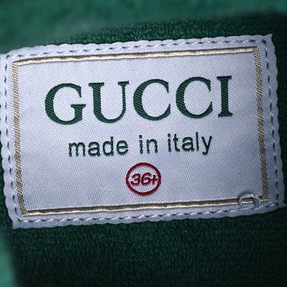 Gucci GG Supreme Monogram Mix Monogram Womens Rhyton Sneakers 36.5 Bordeaux Beige Ebony 9 of 10