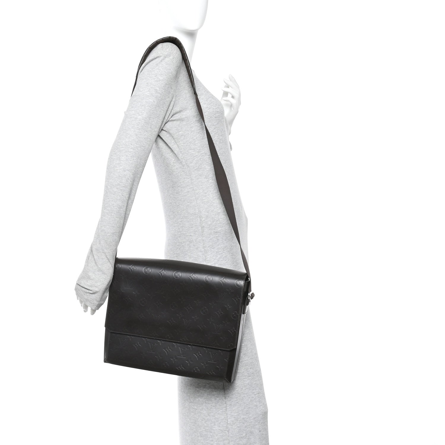 Louis Vuitton Monogram Glace Fonzie Messenger Bag Cafe 2 of 10