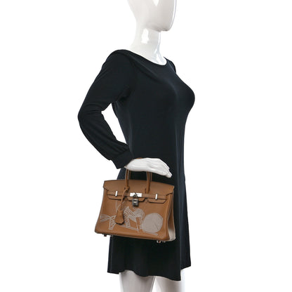 Hermes Swift In & Out Birkin 25 Biscuit 2 of 14