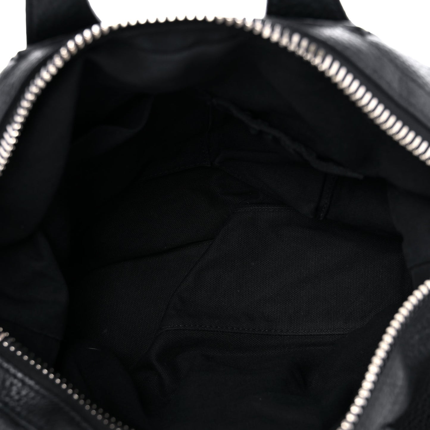 Pebbled Calfskin Small Nightingale Black