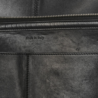 Celine Supple Natural Calfskin Medium Tri-Fold Bag Black 6 of 11