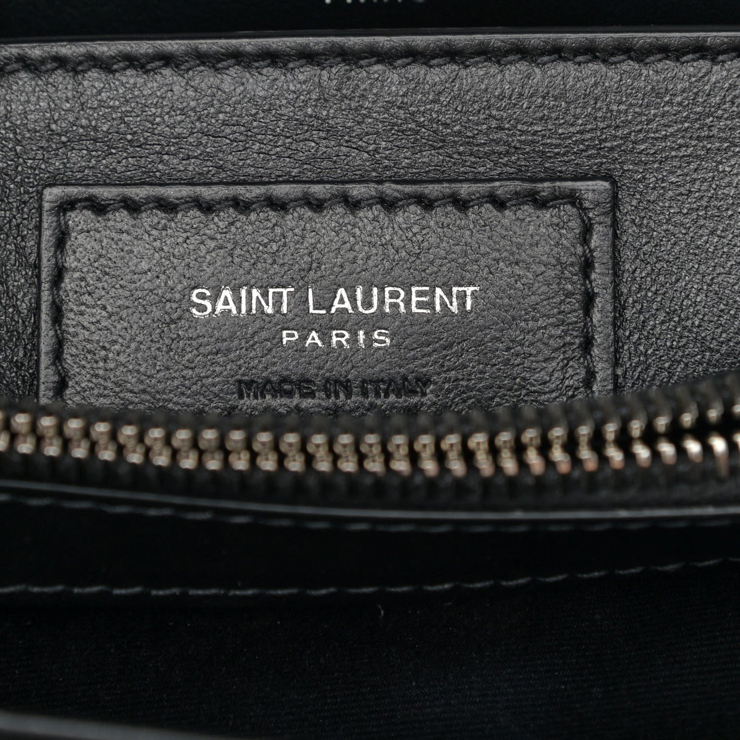 Saint Laurent Calfskin Y Quilted Monogram Small Loulou Chain Satchel Black 7 of 11