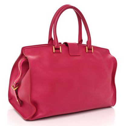 Saint Laurent Calfskin Medium Classic Y Cabas Fuchsia 3 of 12