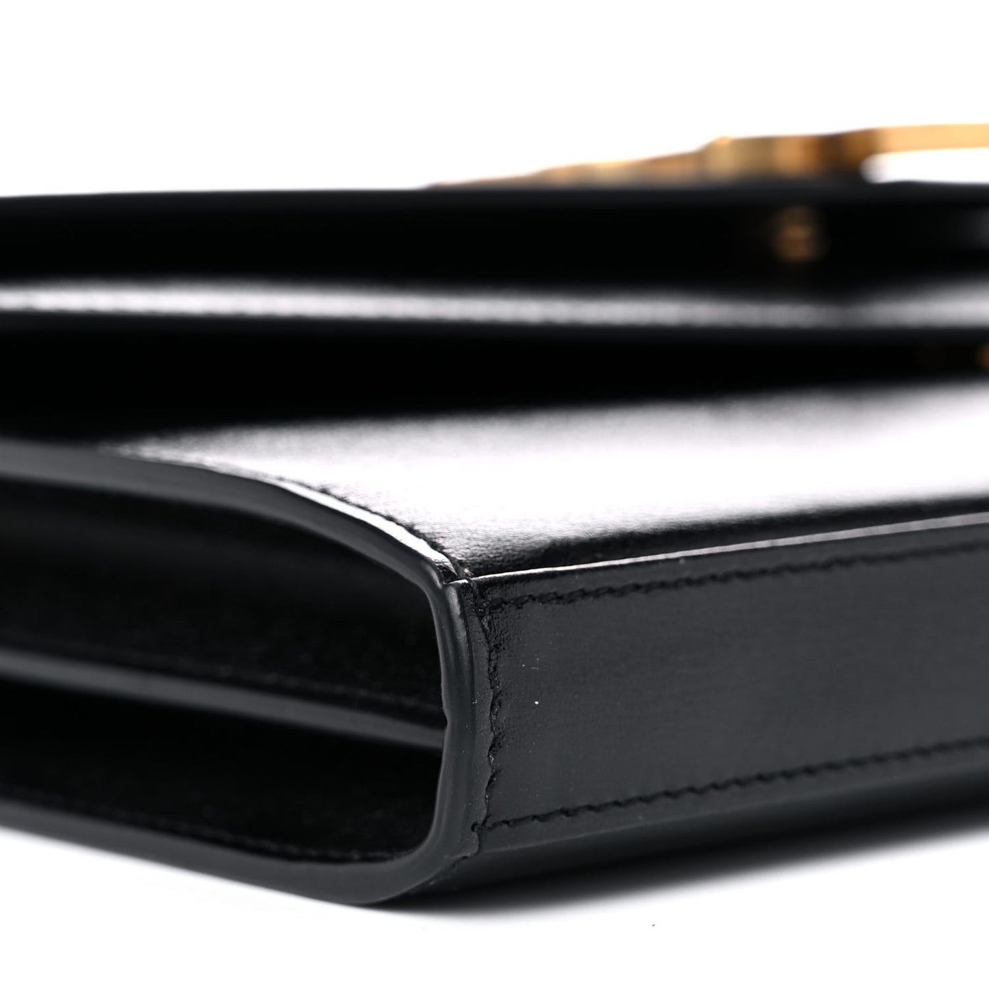 Smooth Calfskin Monogram Sulpice Chain Wallet Black