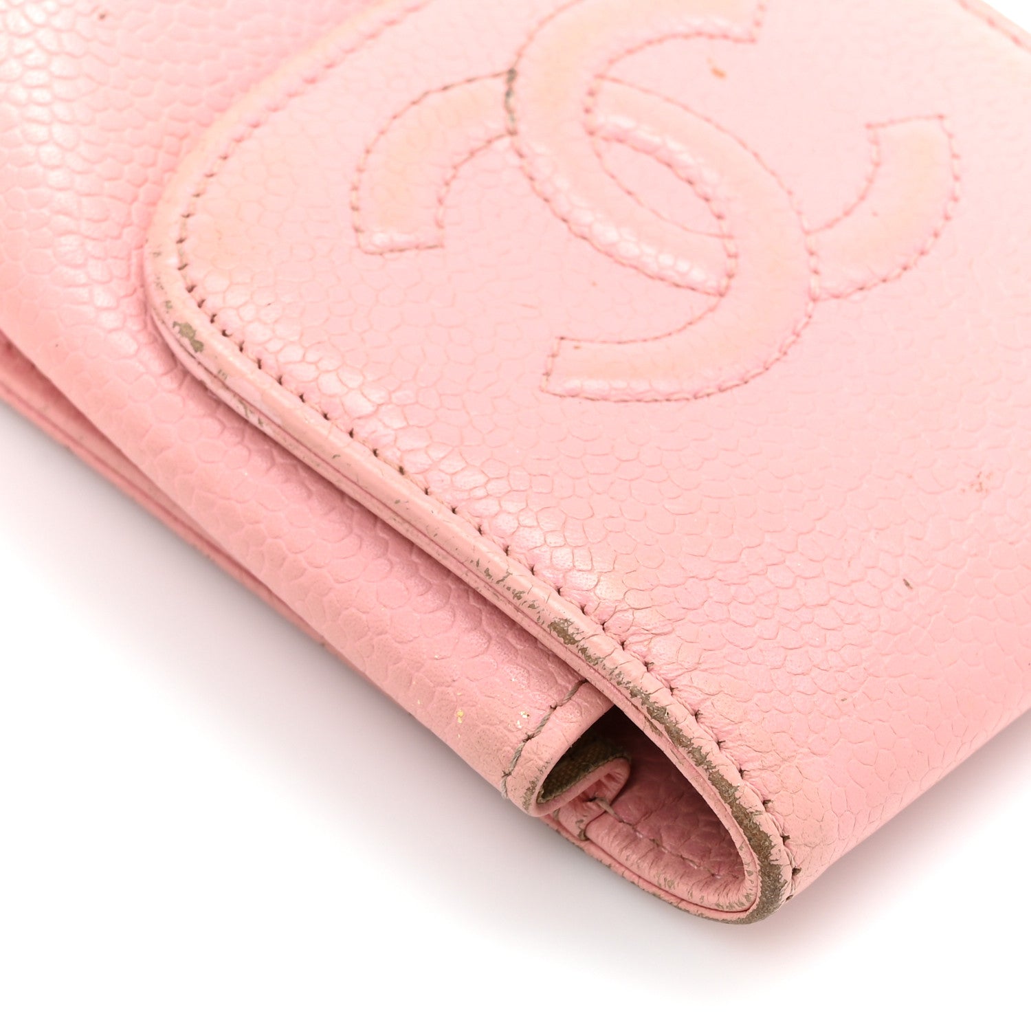 Chanel Caviar Timeless CC Cigarette Case Pink 12 of 15