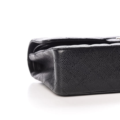 Chanel Caviar Quilted Medium Double Flap Black 9 of 11