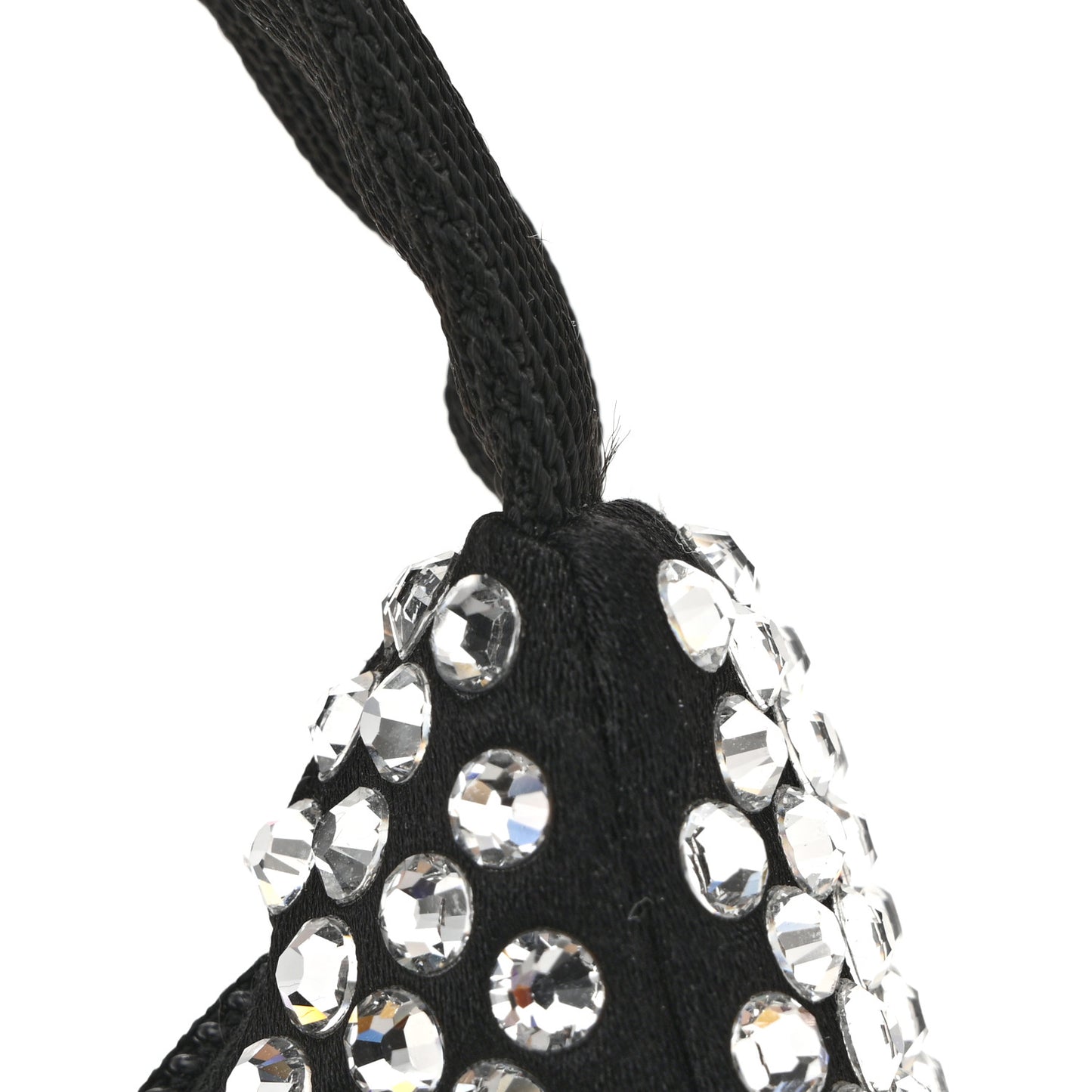 Satin Crystal Mini Re-Edition 2000 Bag Cristal