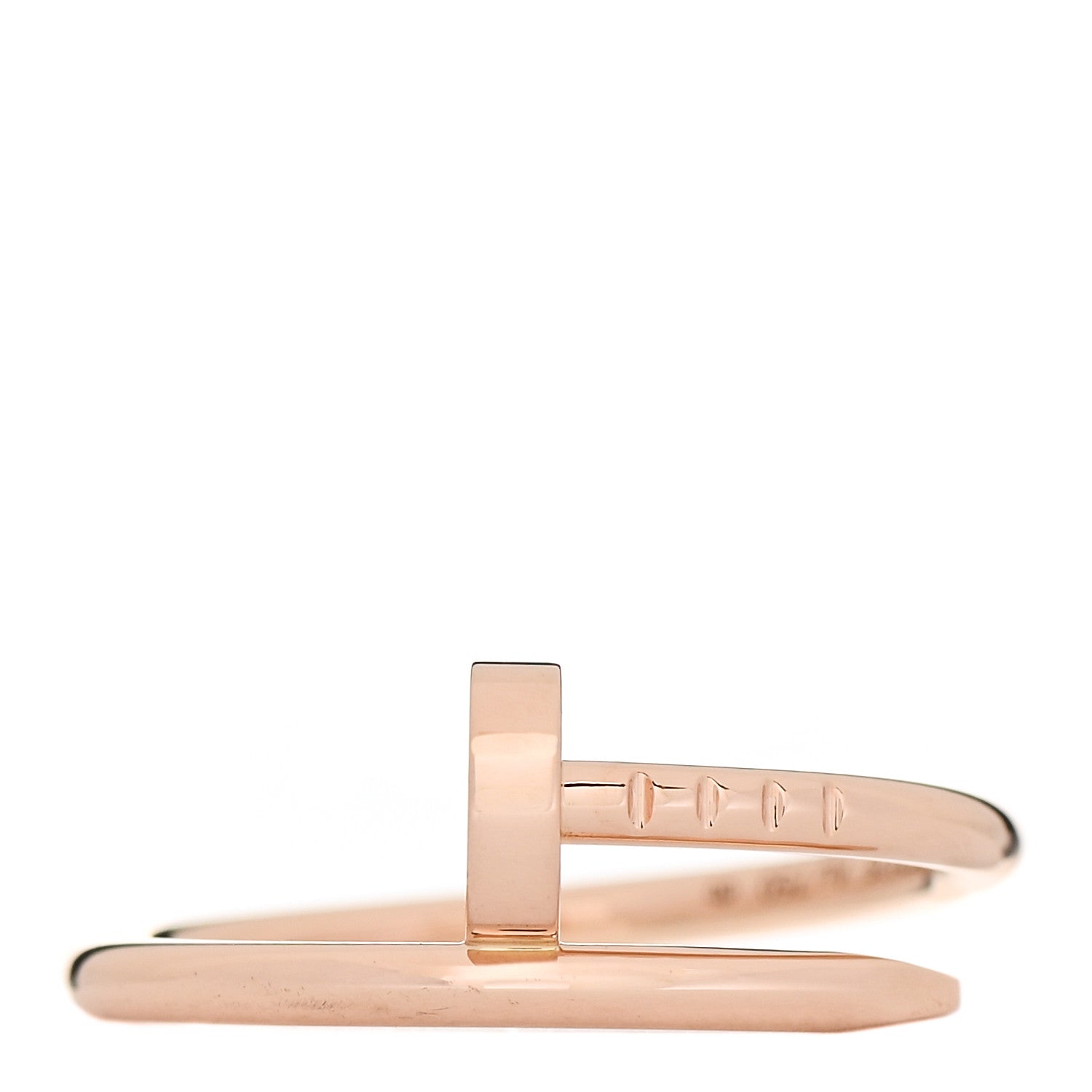 Cartier 18K Pink Gold Small Juste Un Clou Ring 52 6 1 of 5
