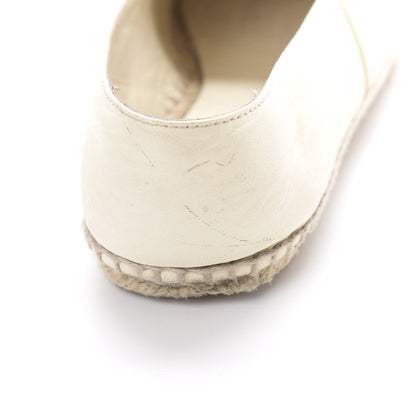 Chanel Lambskin CC Espadrilles 39 White Black 11 of 16