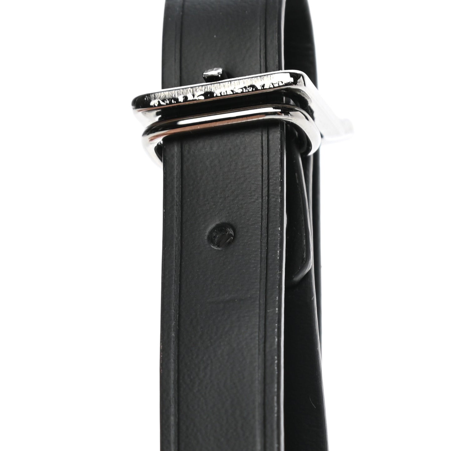 Calfskin Luggage Tag Black