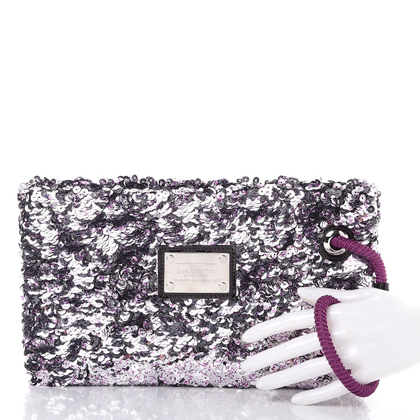 Sequin Pochette Rococo Violet