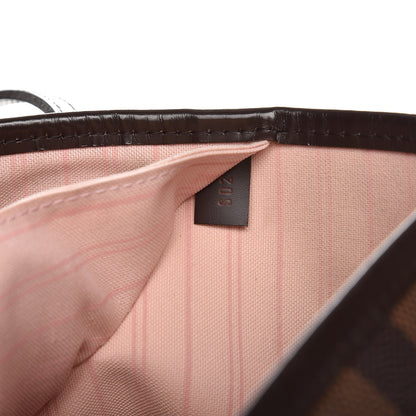 Louis Vuitton Damier Ebene Neo Neverfull MM Rose Ballerine 12 of 16