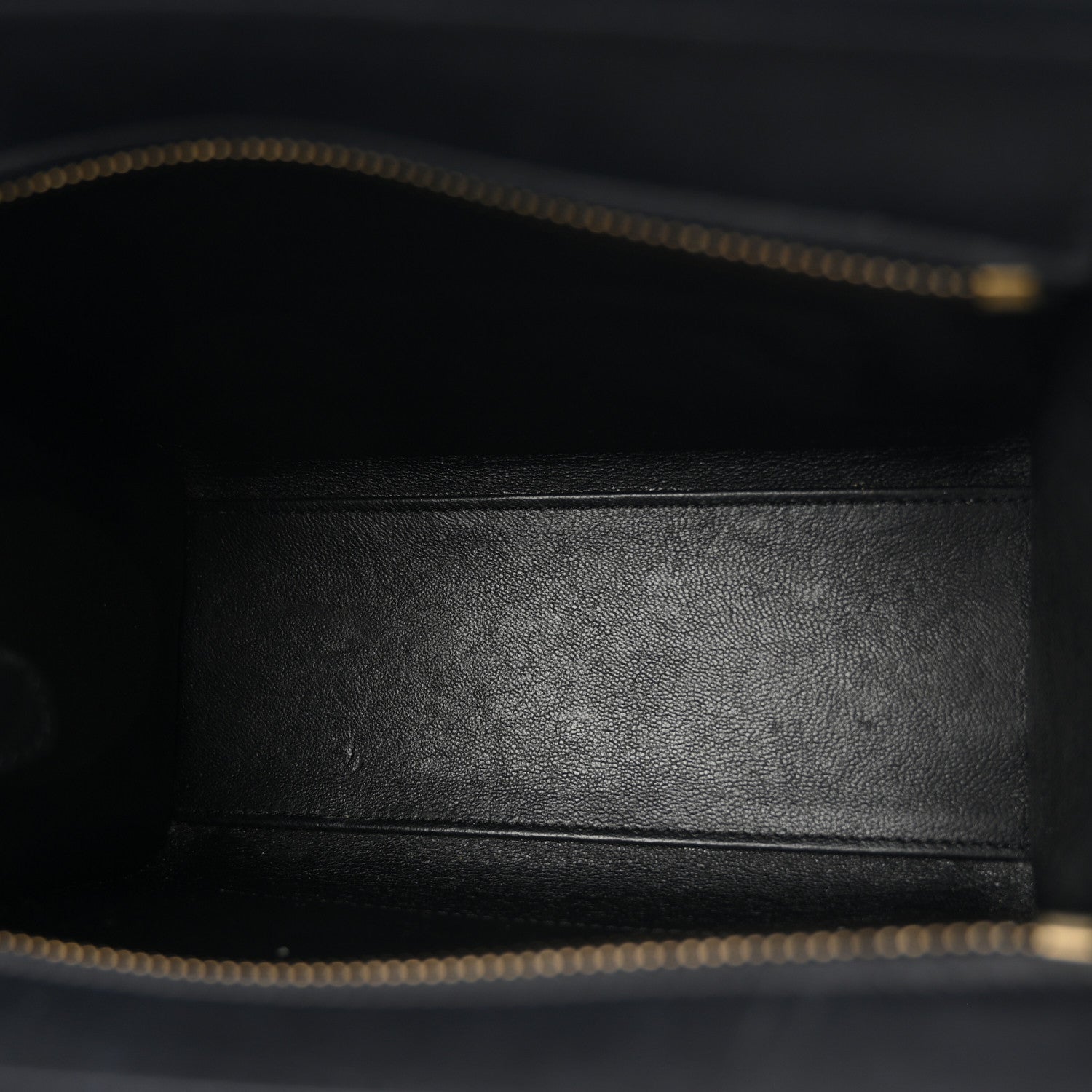 Celine Smooth Calfskin Nano Luggage Black 5 of 11