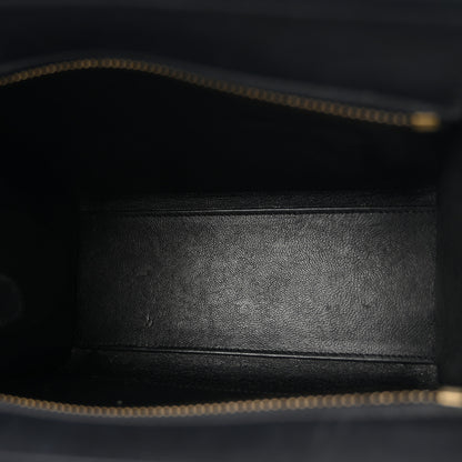 Celine Smooth Calfskin Nano Luggage Black 5 of 11