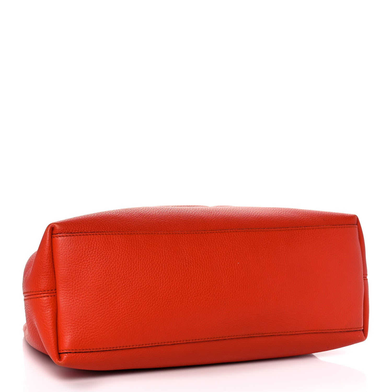 Gucci Pebbled Calfskin Medium Soho Chain Shoulder Bag Sun Orange 4 of 11