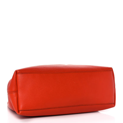 Gucci Pebbled Calfskin Medium Soho Chain Shoulder Bag Sun Orange 4 of 11
