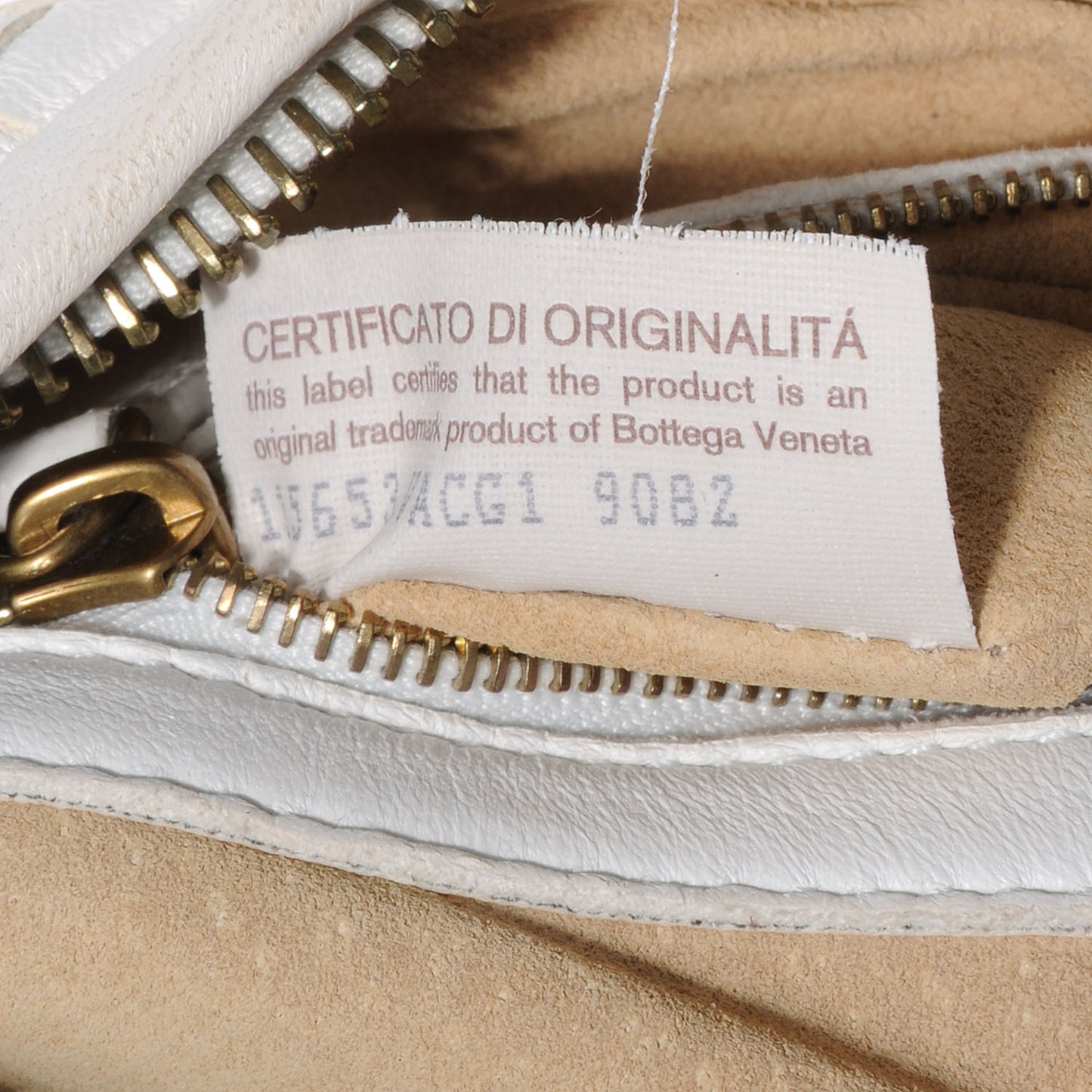 Nappa Intrecciato Flower Medium Veneta Hobo White