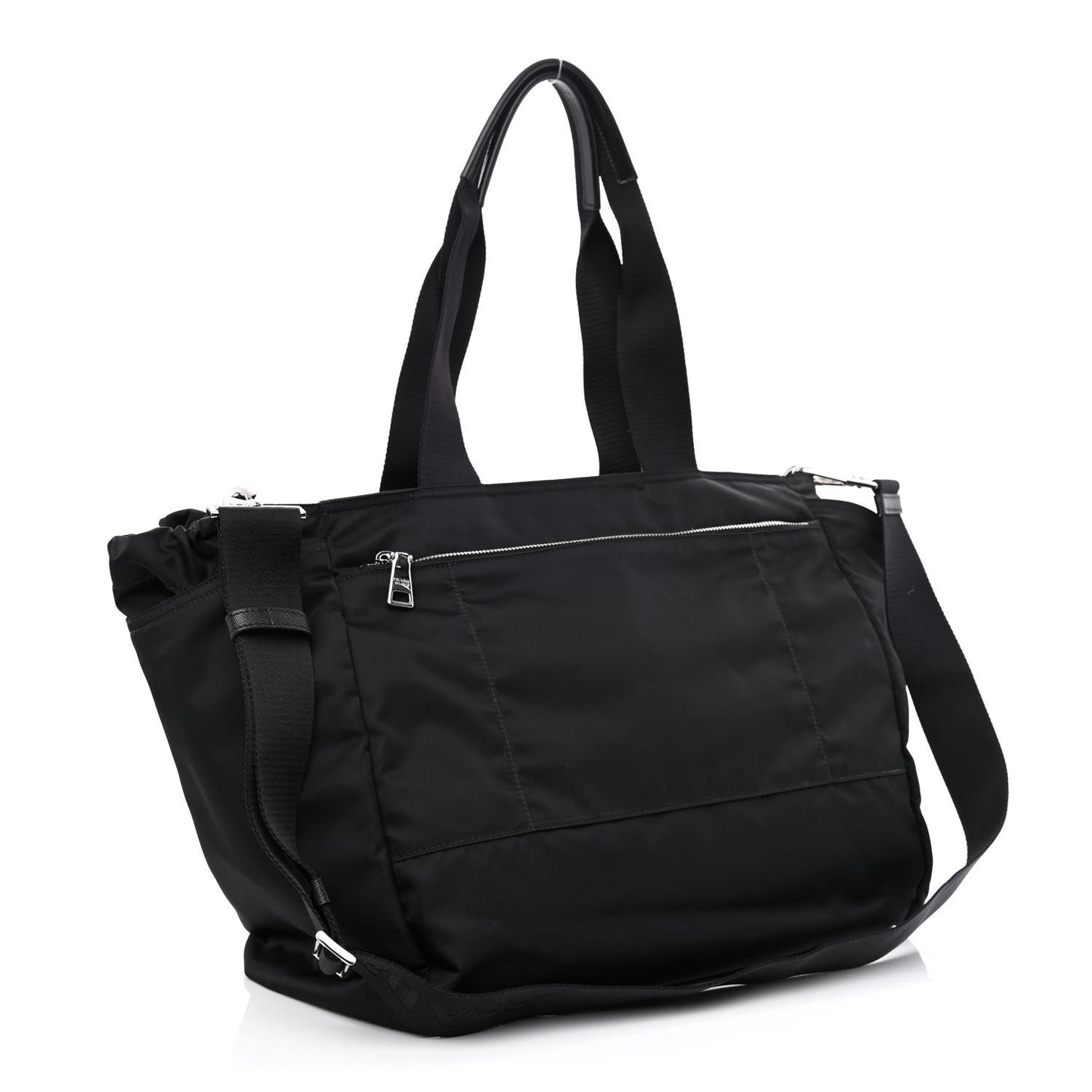 Nylon Vela Baby Bag Black