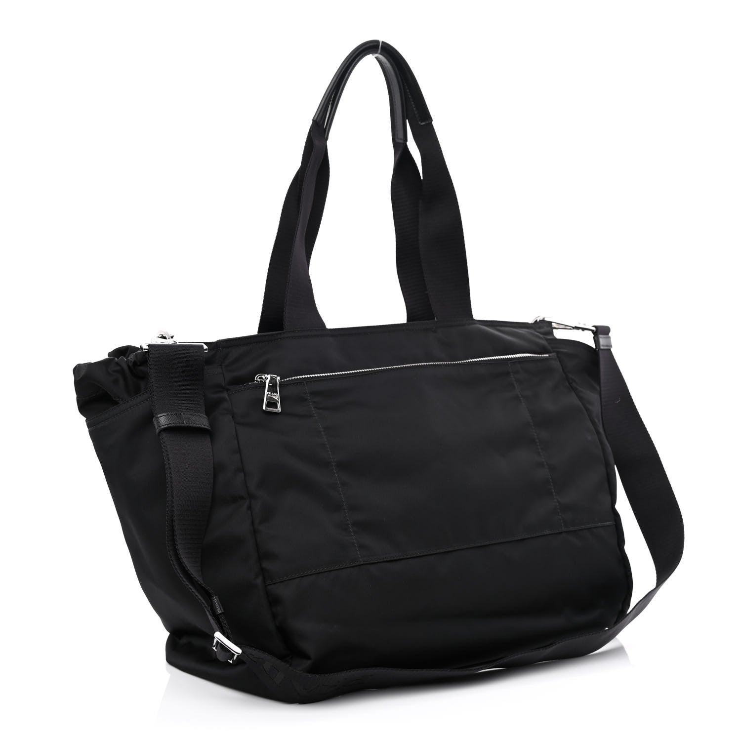 Prada Nylon Vela Baby Bag Black 4 of 13