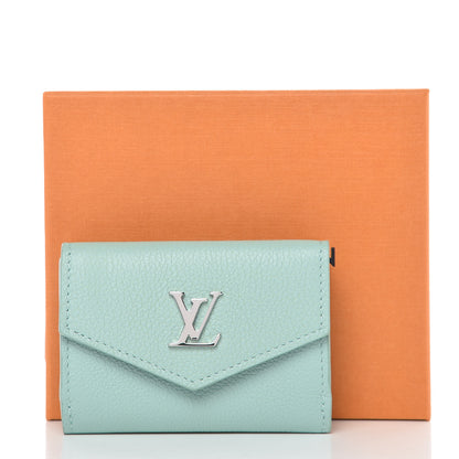 Louis Vuitton Calfskin Lockmini Wallet Menthe 8 of 8