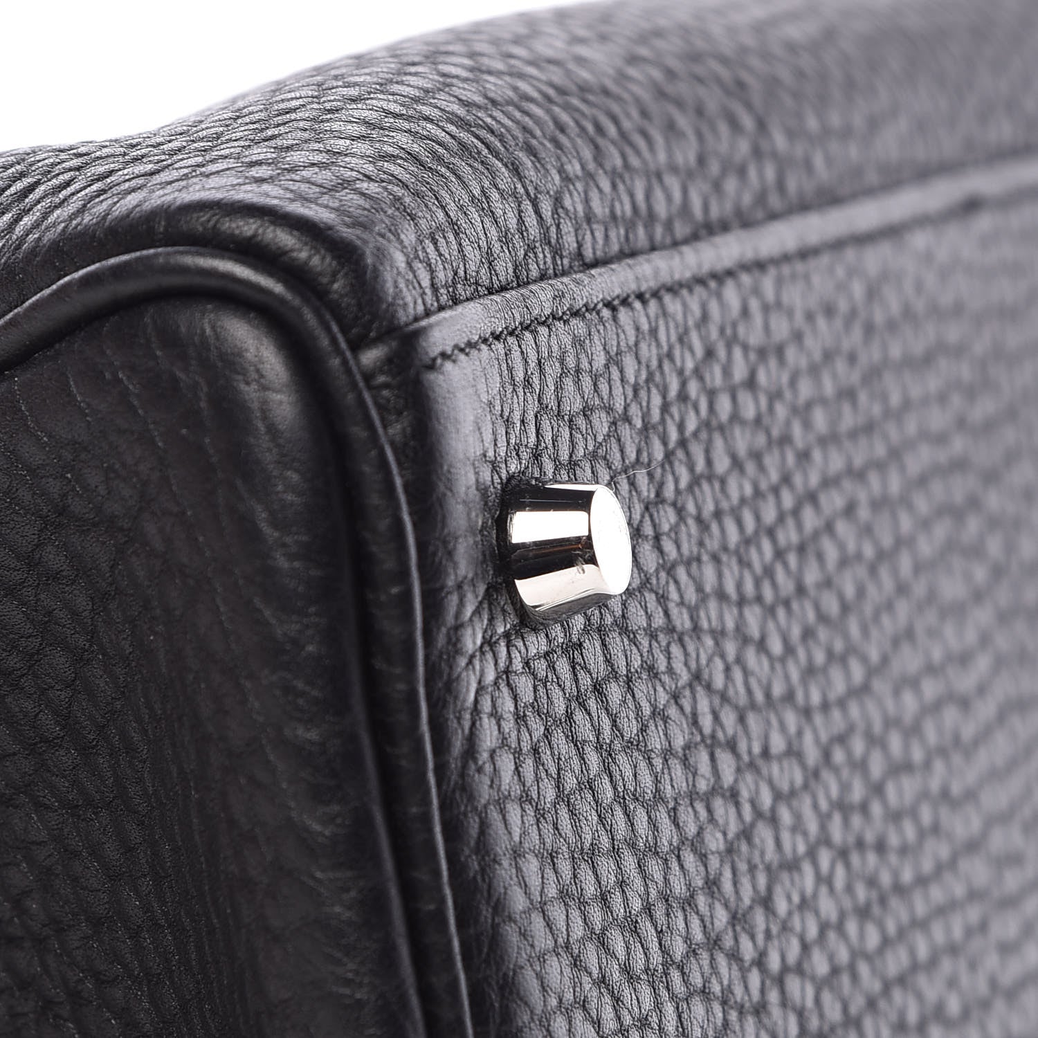 Hermes Fjord Horseshoe Kelly Retourne 40 Black Rouge H 30 of 33