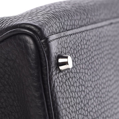 Hermes Fjord Horseshoe Kelly Retourne 40 Black Rouge H 30 of 33