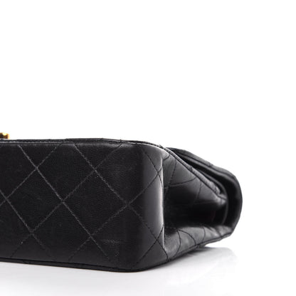 Chanel Lambskin Quilted Small Double Flap Black 9 of 10