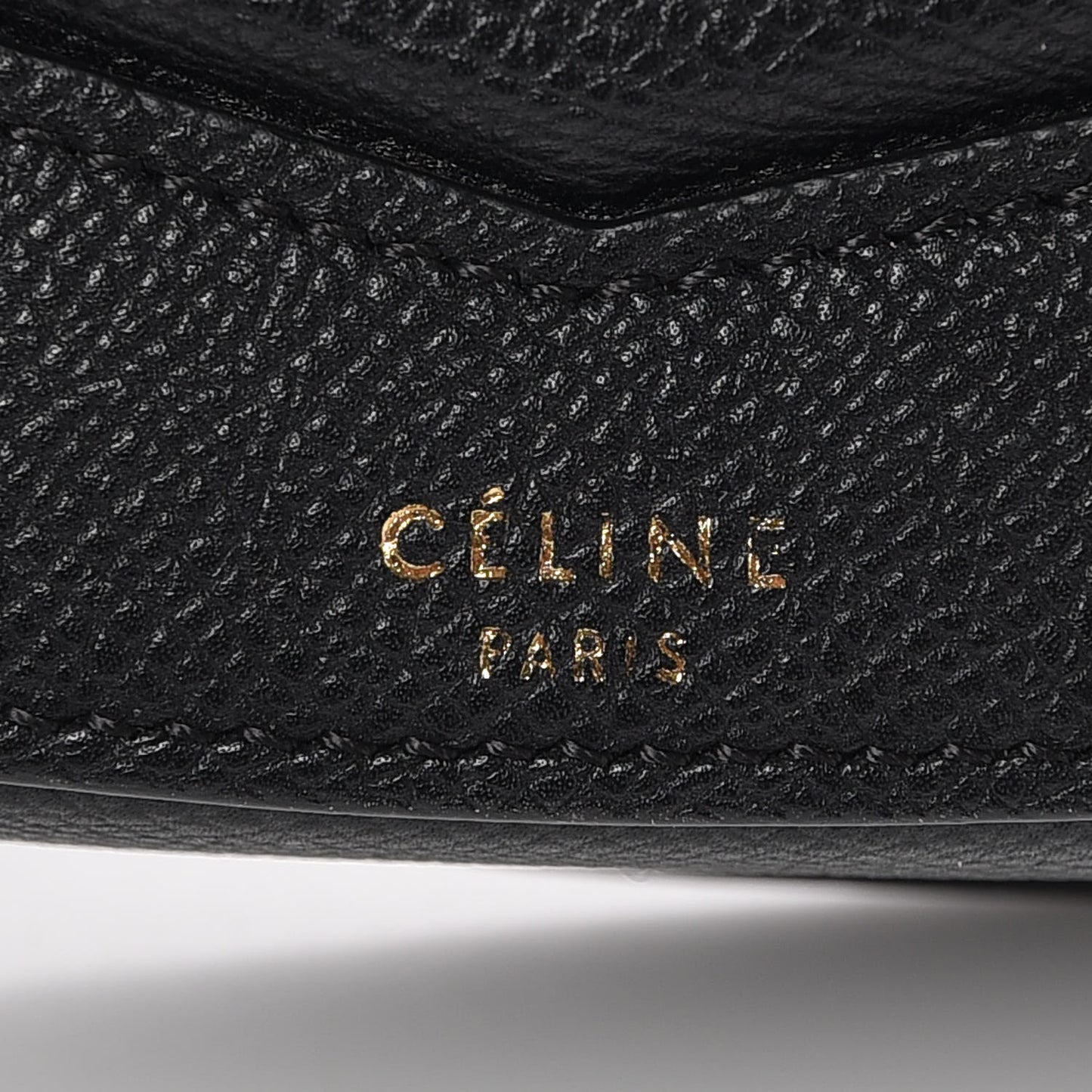 Grained Calfskin Small Trotteur Black