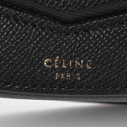 Celine Grained Calfskin Small Trotteur Black 6 of 8
