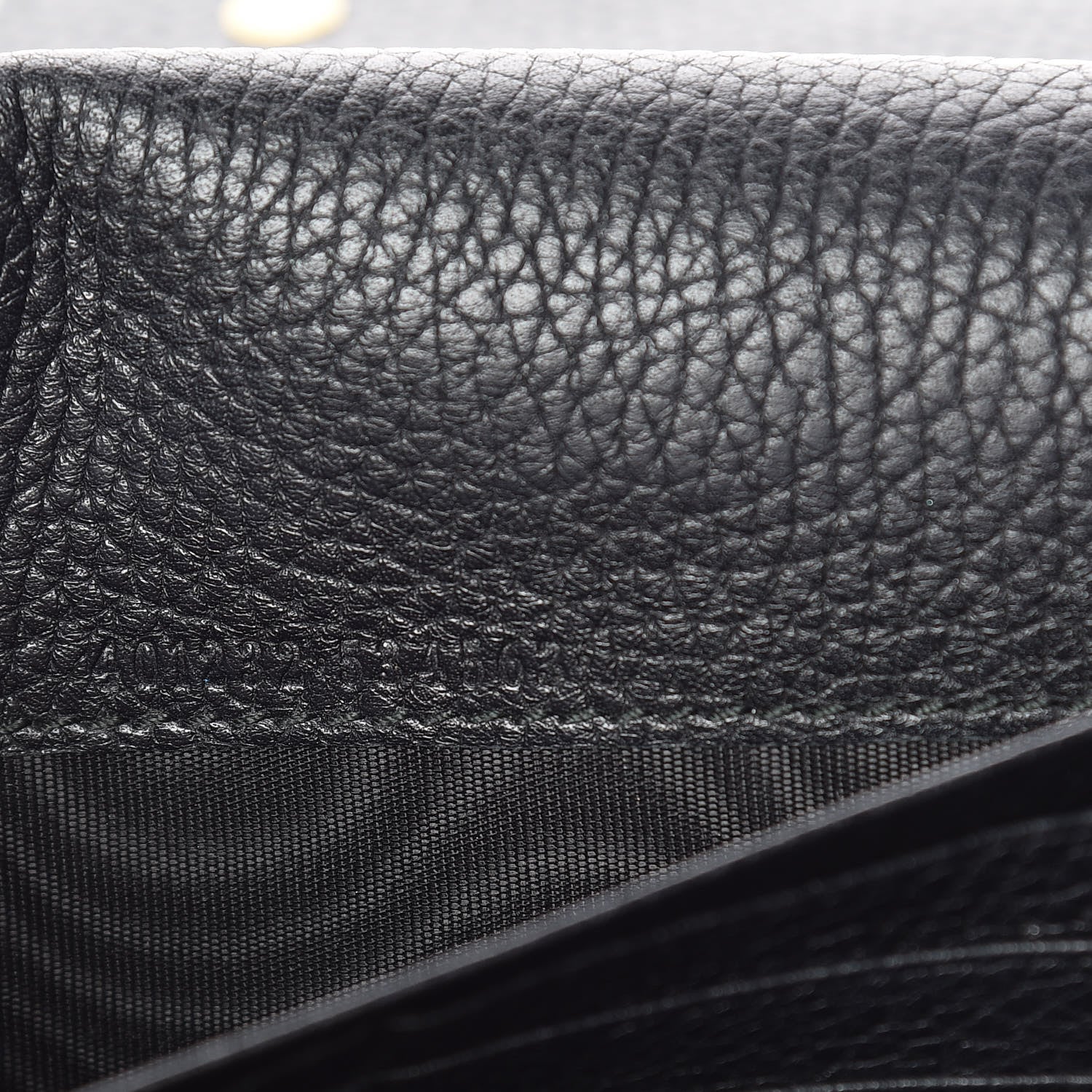 Gucci Calfskin GG Marmont Chain Wallet Black 7 of 12