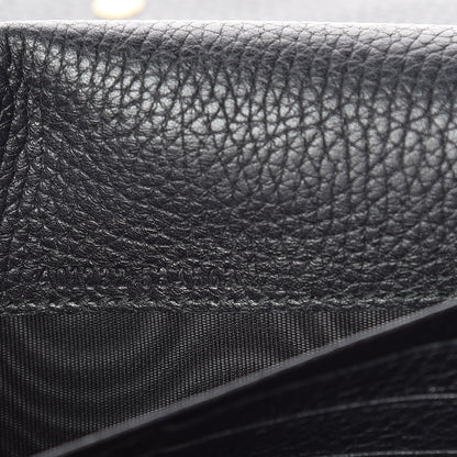 Gucci Calfskin GG Marmont Chain Wallet Black 7 of 12