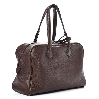 Hermes Taurillon Clemence Victoria II 35 Havane 3 of 10